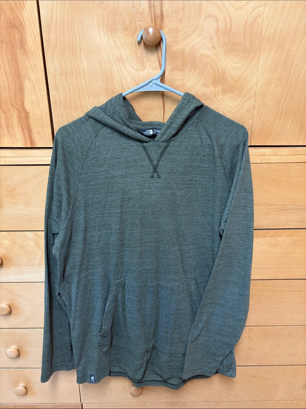 The North Face Olive Hooded Pullover